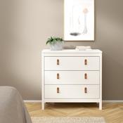 Barcelona Chest 3 Drawers in White image
