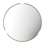 Fitzroy Round Mirror Gold 800X15x800mm