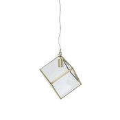 Hanging Lamp 20X20x20 Cm Xavi Bronze+Glass