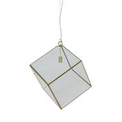 Hanging Lamp 30X30x30 Cm Xavi Bronze+Glass