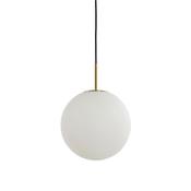 Hanging Lamp Ãƒëœ30 Cm Medina Antique Bronze+Glass Matt White