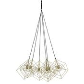 Hanging Lamp 6L 25X25x26 Cm Kubinka Antique Bronze