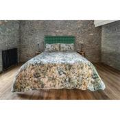 Seren S /King Duvet Set Blue/Ochre