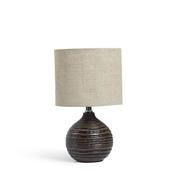 Valli Round Table Lamp 18X18x28cm Brown