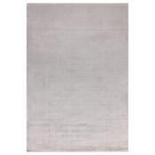 Kuza 160X230cm Plain Stripe Silver