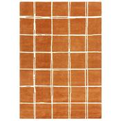 Albany 120X170cm Grid Rust image