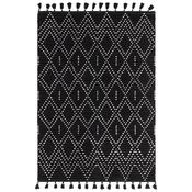 Nepal 120X170cm Black/Cream Diamond Rug