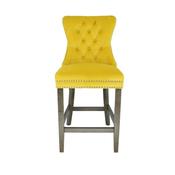 Casey Bar Stool Antique Leg Yellow