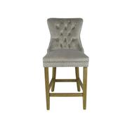 Casey Bar Stool Natural Leg Mink