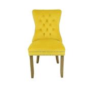 Casey Chair Natural Leg Yellow