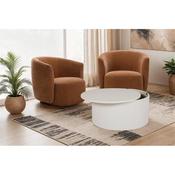 Beckham Swivel Accent Chair Umber image