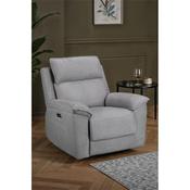 Braxton Chair Electric Recliner - Greige image