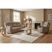 Braxton Chair Electric Recliner Latte image