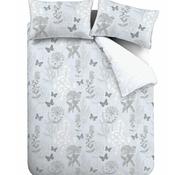 Floral Butterfly Duck Egg King Duvet Set