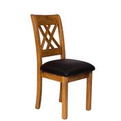 Heidal Dining Chair With Faux Leather Seat