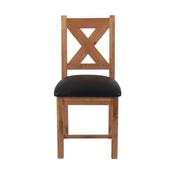 Manson Dining Chair With Faux Leather Seat