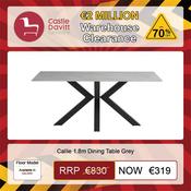 Callie 1.8M Dining Table Grey image