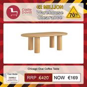 Chicago Oval Coffee Table image