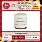 Caleb Fabric Footstool image