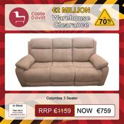 Columbia 3 Seater image