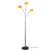 Arch 3 Light Orange Floor Lamp