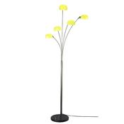 Arch 5 Light Yellow Floor Lamp