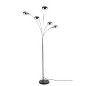 Arch 5 Light Chrome Floor Lamp