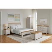 Detta Bed 4'6' Low Footboard Taupe image