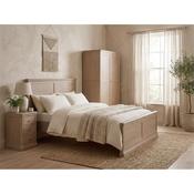 Derry Bedside Table 3 Drawer Narrow Natural image