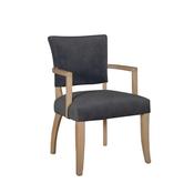 Wellington Armchair Dark Grey Velvet