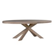Frankfurt Dining Table Oval 1900 - Smoked Oak