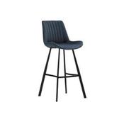 Graham Bar Stool Dark Blue