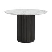 Lewis 1.2M Round Dining Table Marble Top