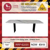Grafton 2.4M Dining Table - Sintered Stone image