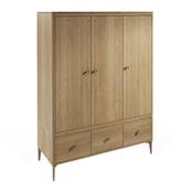 Helly 3Dr Wardrobe Oak Natural image