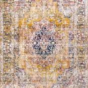 Boho Medallion Ochre Rug 80X150cm