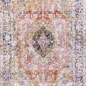 Boho Medallion Pink Rug 67X120cm
