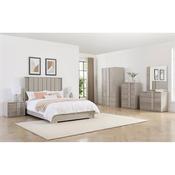 Jacob Tall Chest 4 Drawer Open Top Grey image