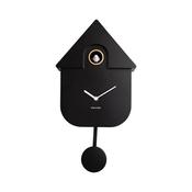 Wall Clock Modern Cuckoo Abs Dark