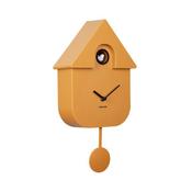 Wall Clock Modern Cuckoo Abs Ochre
