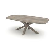 Alma 2.2M Dining Table - Oak Boatshape 3Cm Top