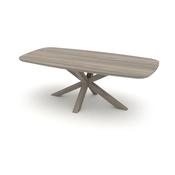 Alma 2.2M Dining Table - Ash Boatshape 4Cm Top