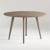 1.6M Extending Round Dining Table - Oak 3Cm Top