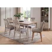 Maisie 1.65M Dining Table Extending Cashmere Oak image