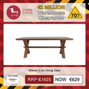 Miltown 2.2M Dining Table image