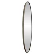 Izar Long Oval Silver Mirror 25X119cm