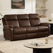 Nelly 3 Seater Fixed Brown image