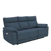 Bordeaux 3 Seater Electric Recliner Indigo image