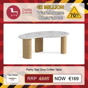 Partry Tear Drop Coffee Table image