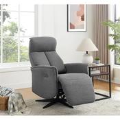 Reece Electric Reclining Accent Chair Charcoal image